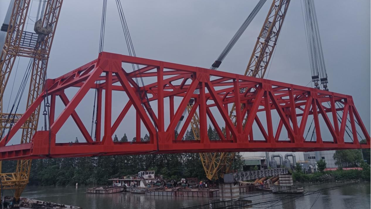 金格建科鋼結(jié)構(gòu)橋梁工程建設(shè)取得歷史性新突破！